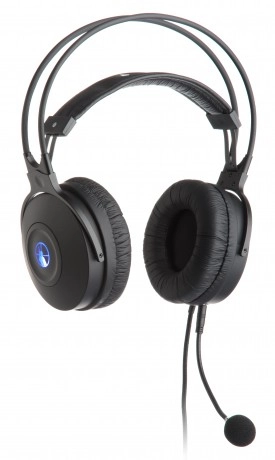 Pievienojiet IT CI-256 austiņas/austiņas Vadu Head-Band Gaming Black
