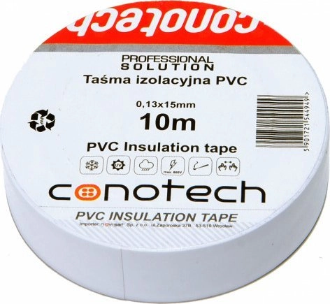 Conotech White PVC insulating tape 0