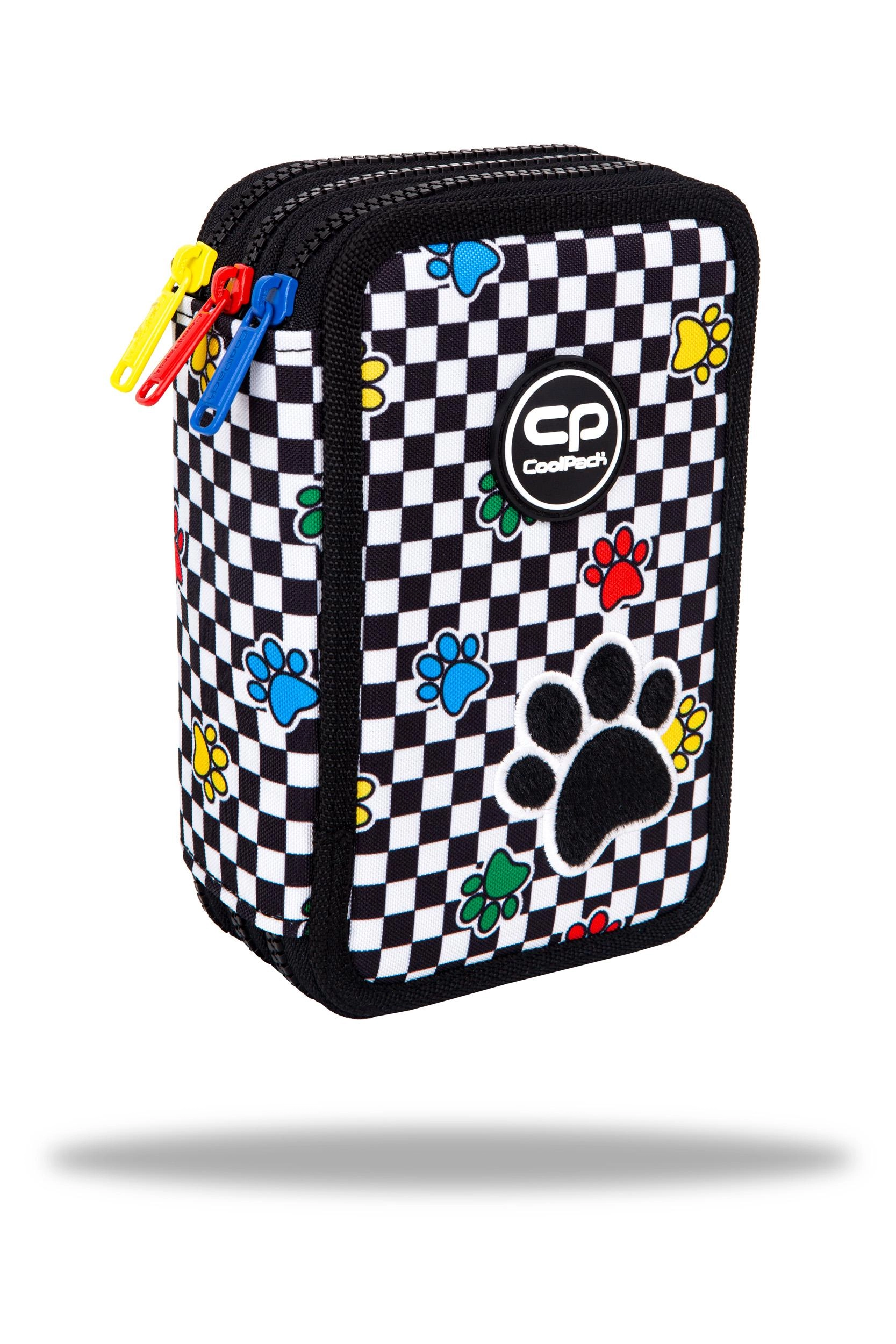 Cool Pack Shaped three-compartment pencil case