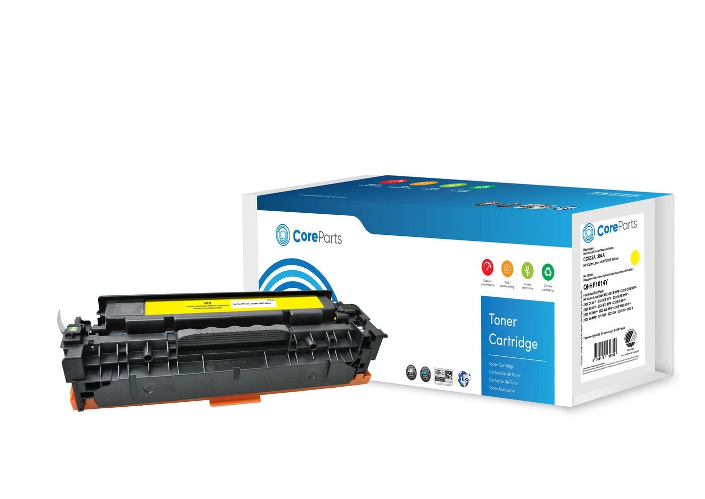 CoreParts QI-HP1014Y toner cartridge 1 pc(s)