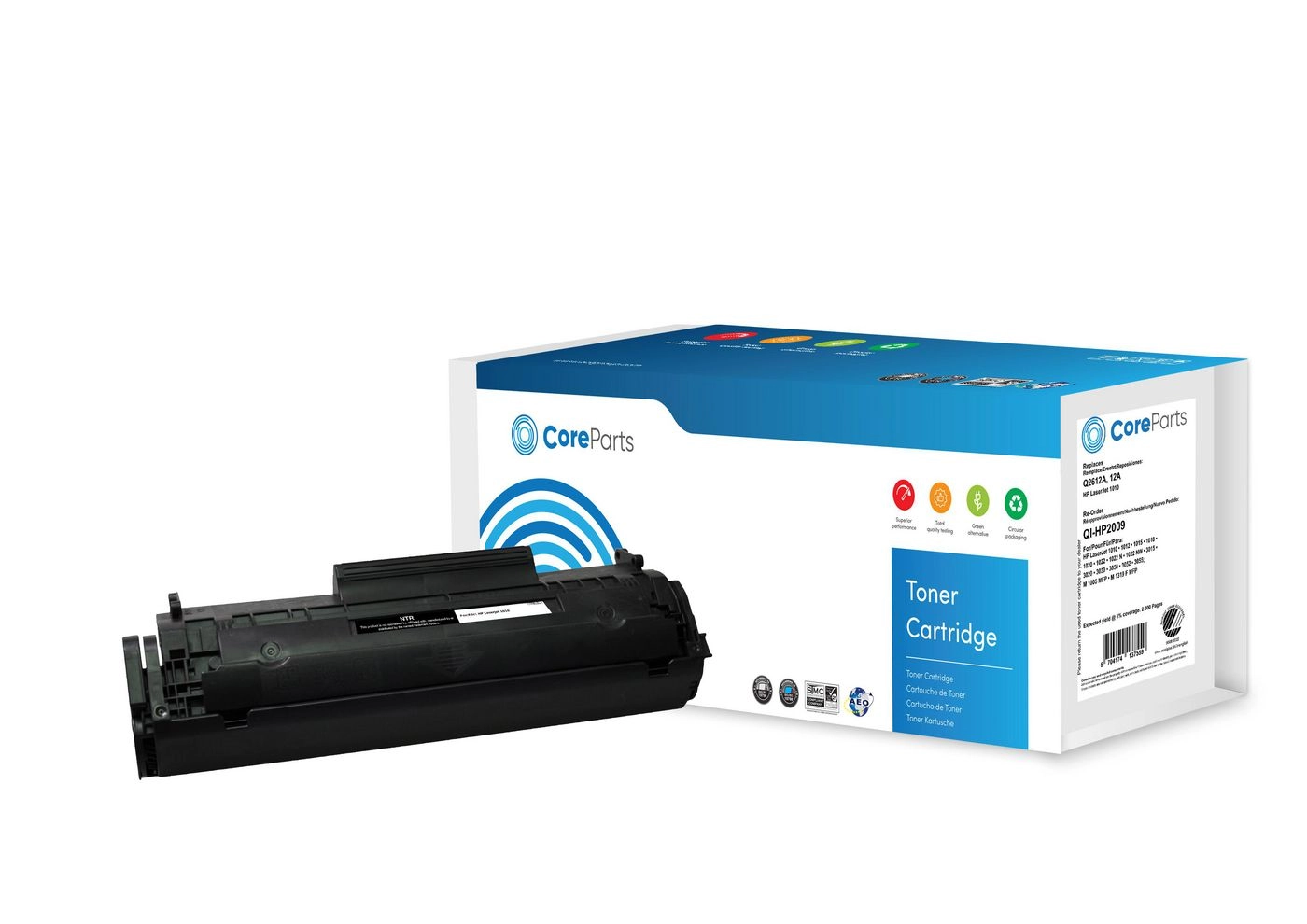 CoreParts Toner Black Q2612A QI-HP2009