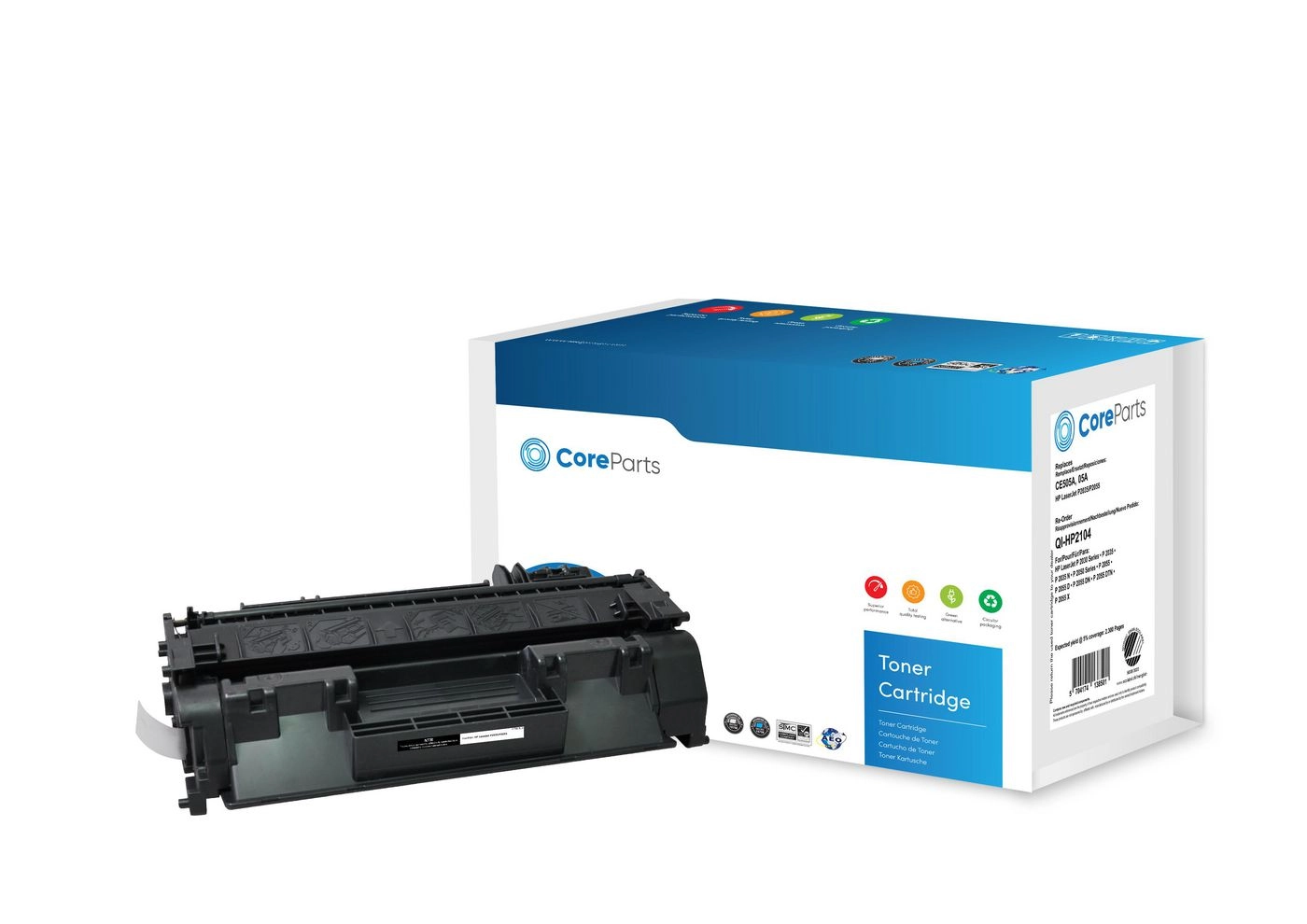 CoreParts Toner Black CE505A QI-HP2104 5704174138501