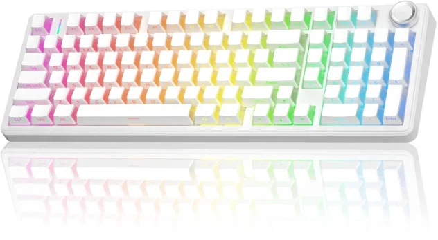 Klaviatūra Aula F99 PRO (Balta) -