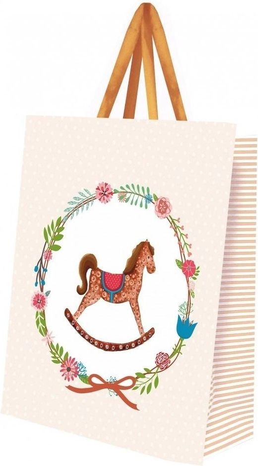 Large decorative bag Rocking horse 293443