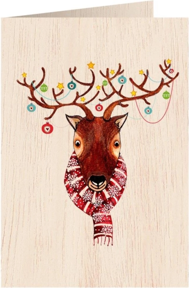 Cozywood Wooden card C6 + envelope