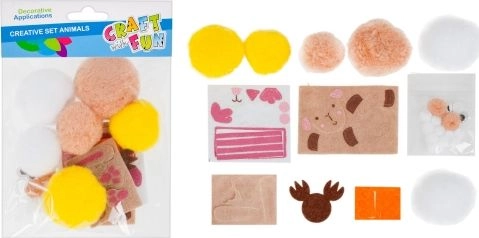A creative set of animals made