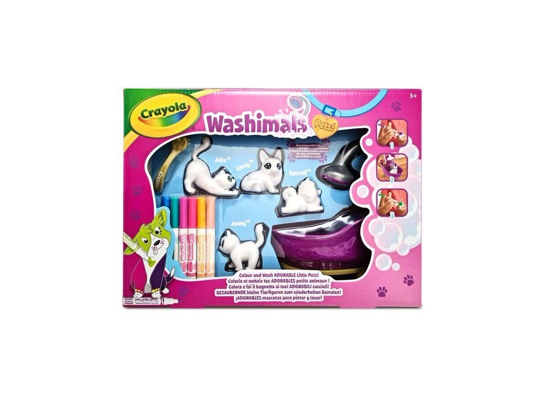 Crayola Washimals Kotki Glam Figurki do