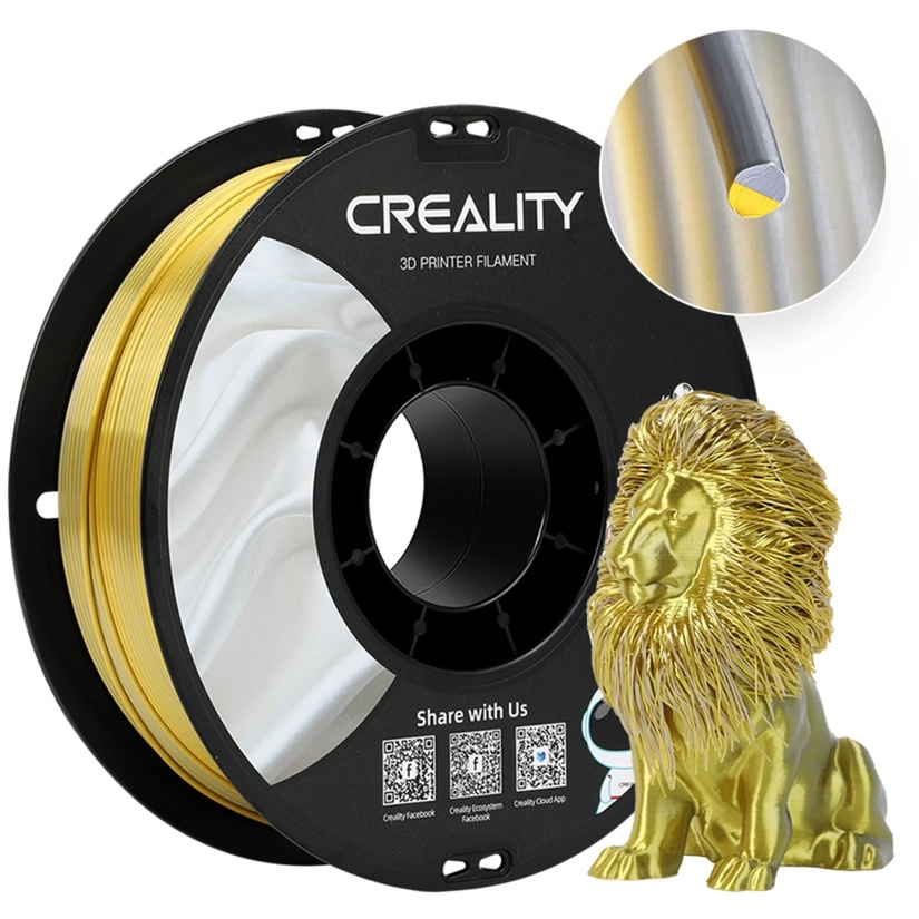 Creality CR-Silk PLA Filament Gold/Silver 3D