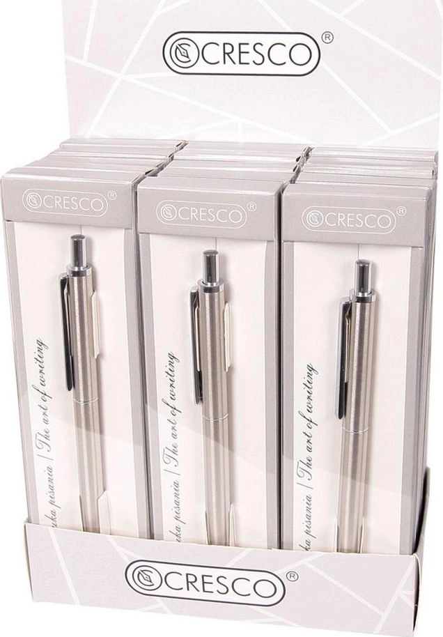Reporter stainless steel ballpoint pen in