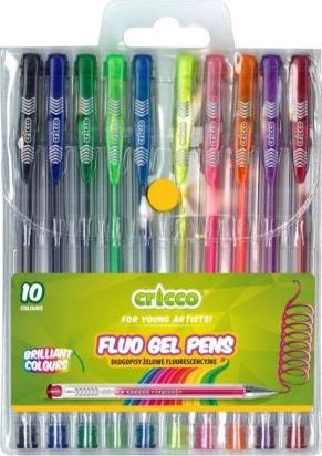 Cricco Fluorescent gel pens 10 colors