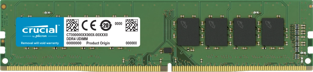 Crucial CT16G4DFRA32A atmiņas modulis 16 GB 1 x 16 GB DDR4 3200 MHz