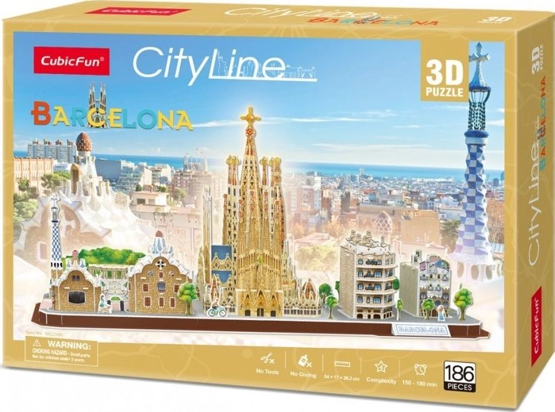 CUBICFUN 3D puzzle City line Barcelona