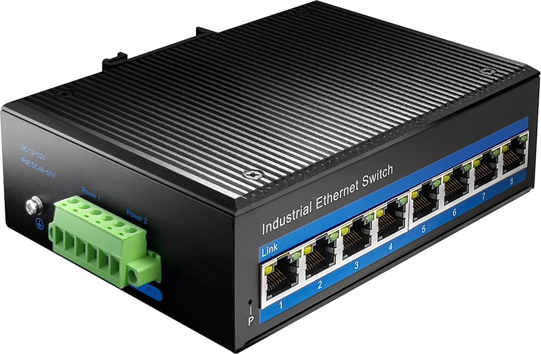 Cudy 8-Port 10/100M Industrial PoE Switch