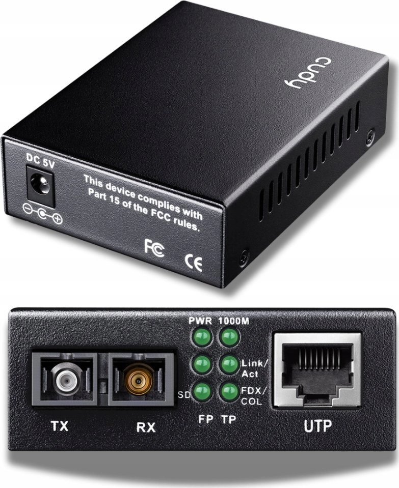 Cudy MC100GSB-60A network media converter 1000