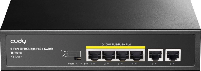 Cudy FS1006P network switch Fast Ethernet
