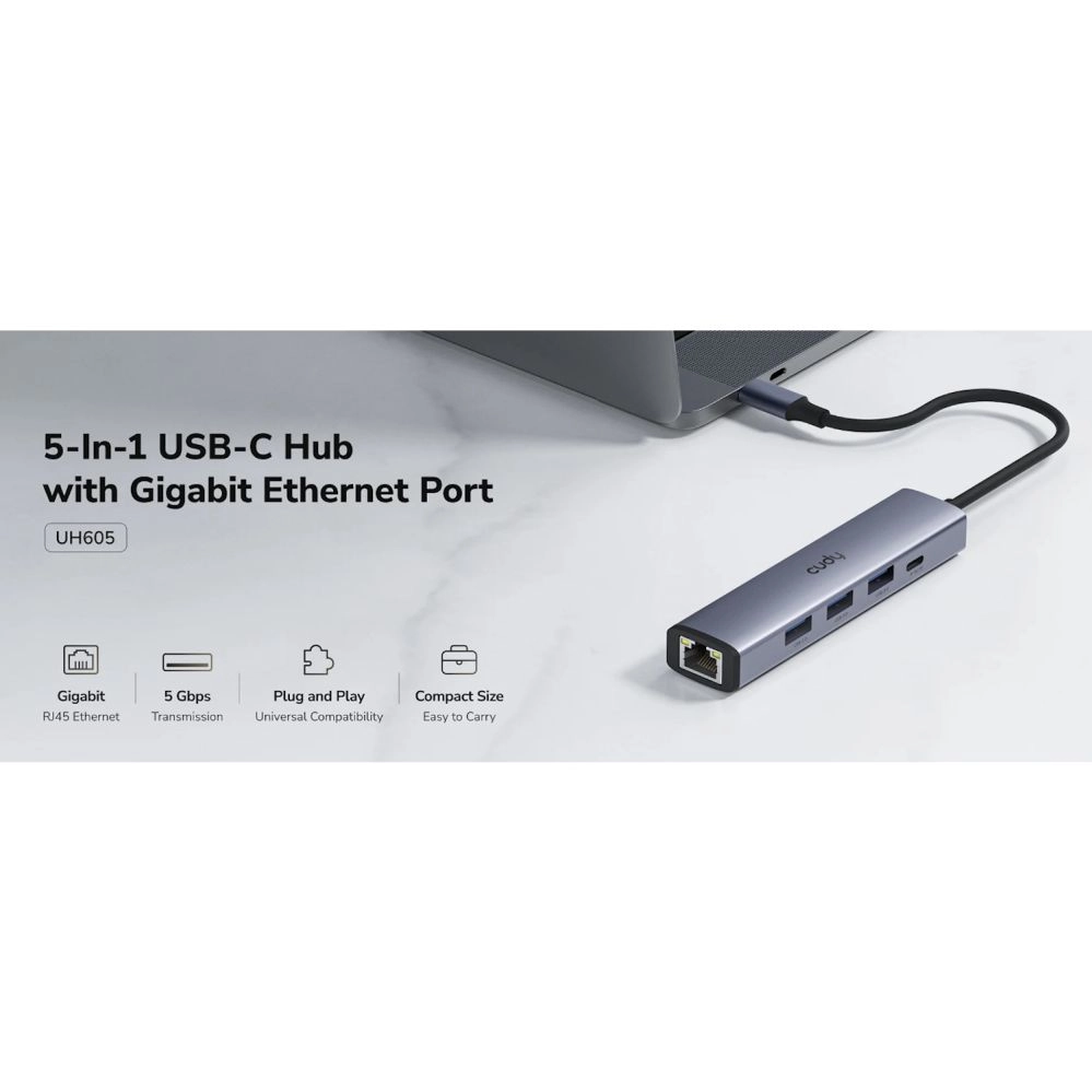 Cudy UH605 interface hub USB 3