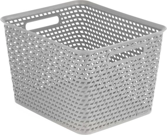 Basket Your Style L 35x30x22cm gray