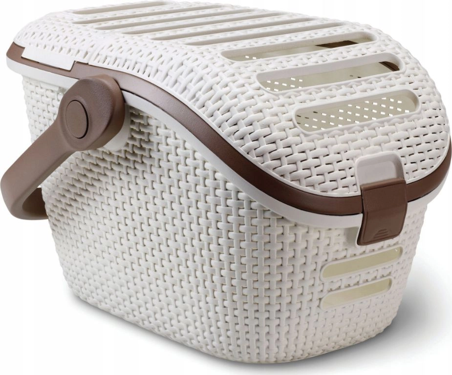 Box for transporting fish 51x38x33cm cream