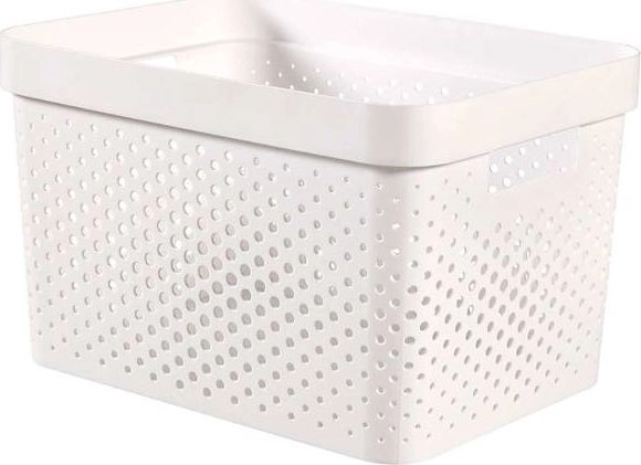 Kaste Infinity Recycled 17L 36x27x22cm balta