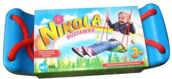 Huśtawka Czako Nikola Plastikowa Deska 5907760025623