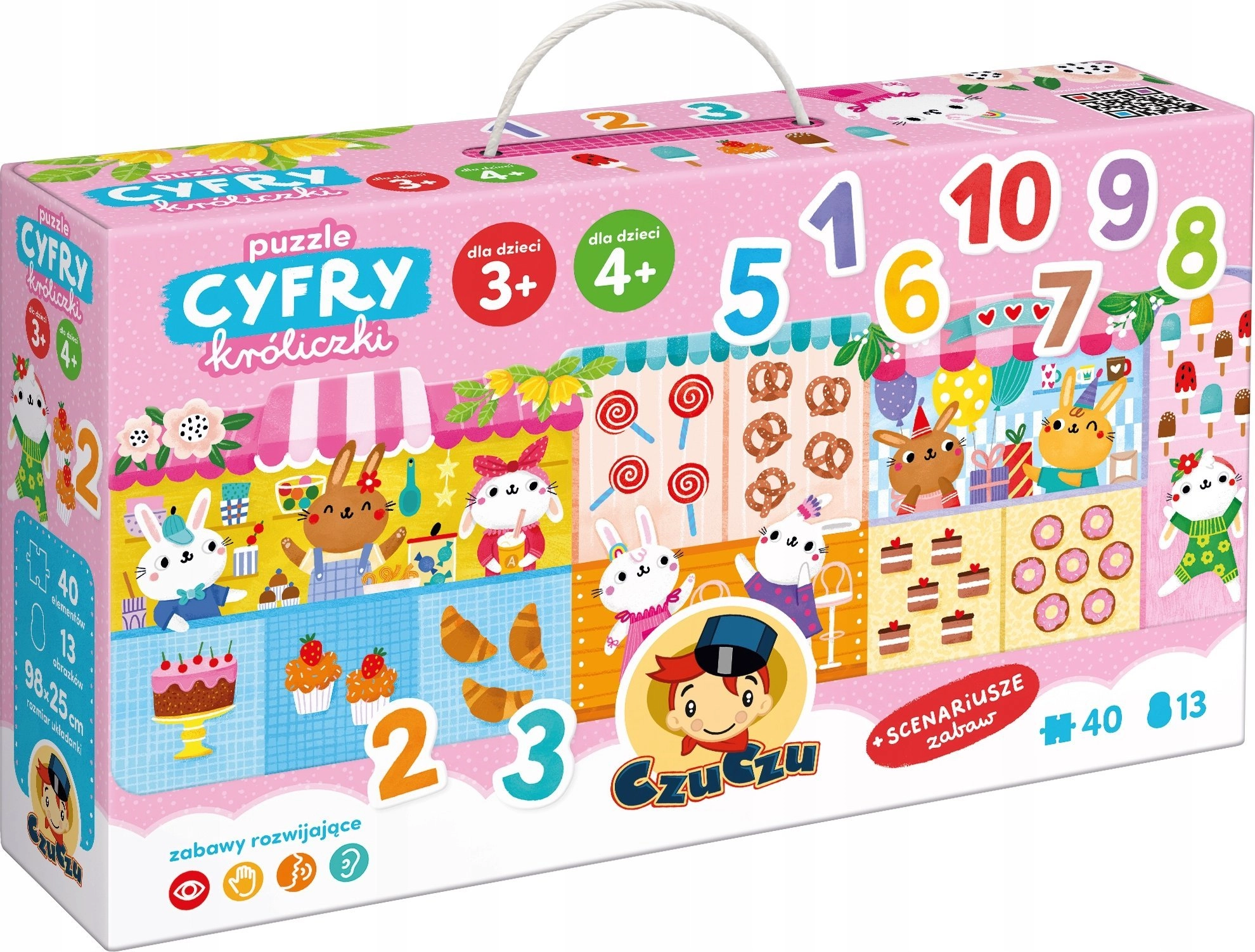 Czuczu CzuCzu Puzzle Numbers Bunnies 40