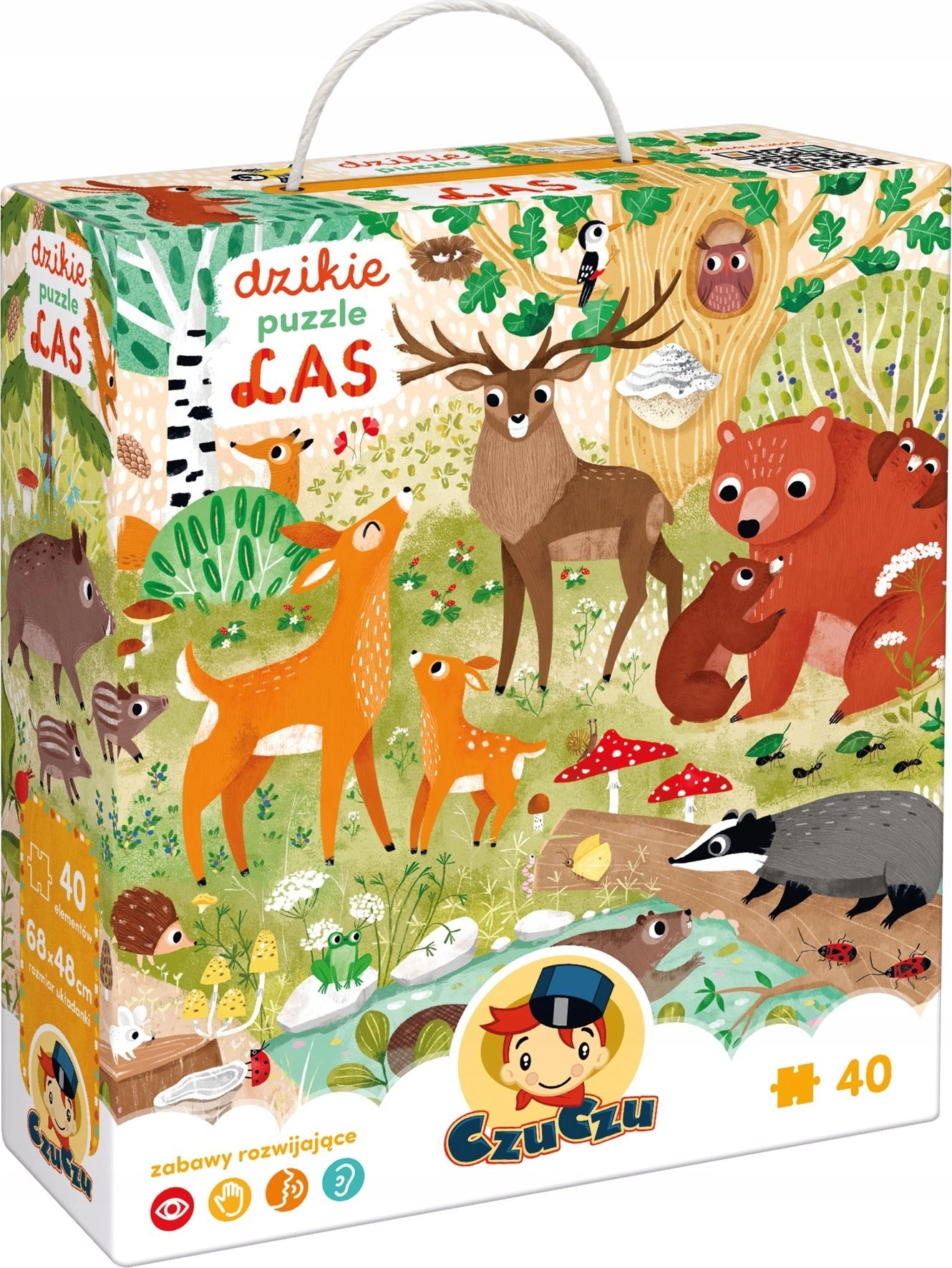 Czuczu Puzzle Dzikie puzzle - Las