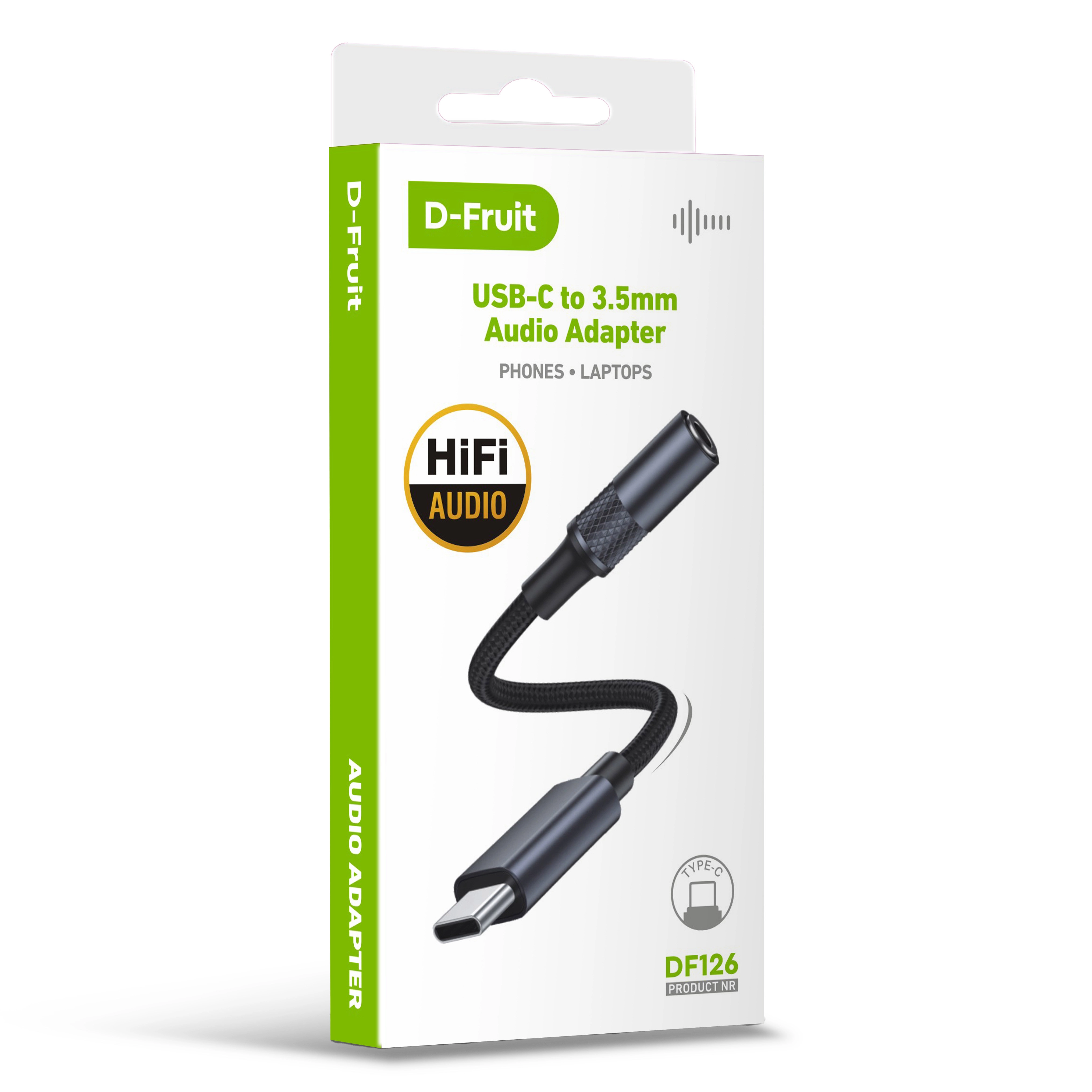 D-Fruit adapter USB-C - 3 5mm