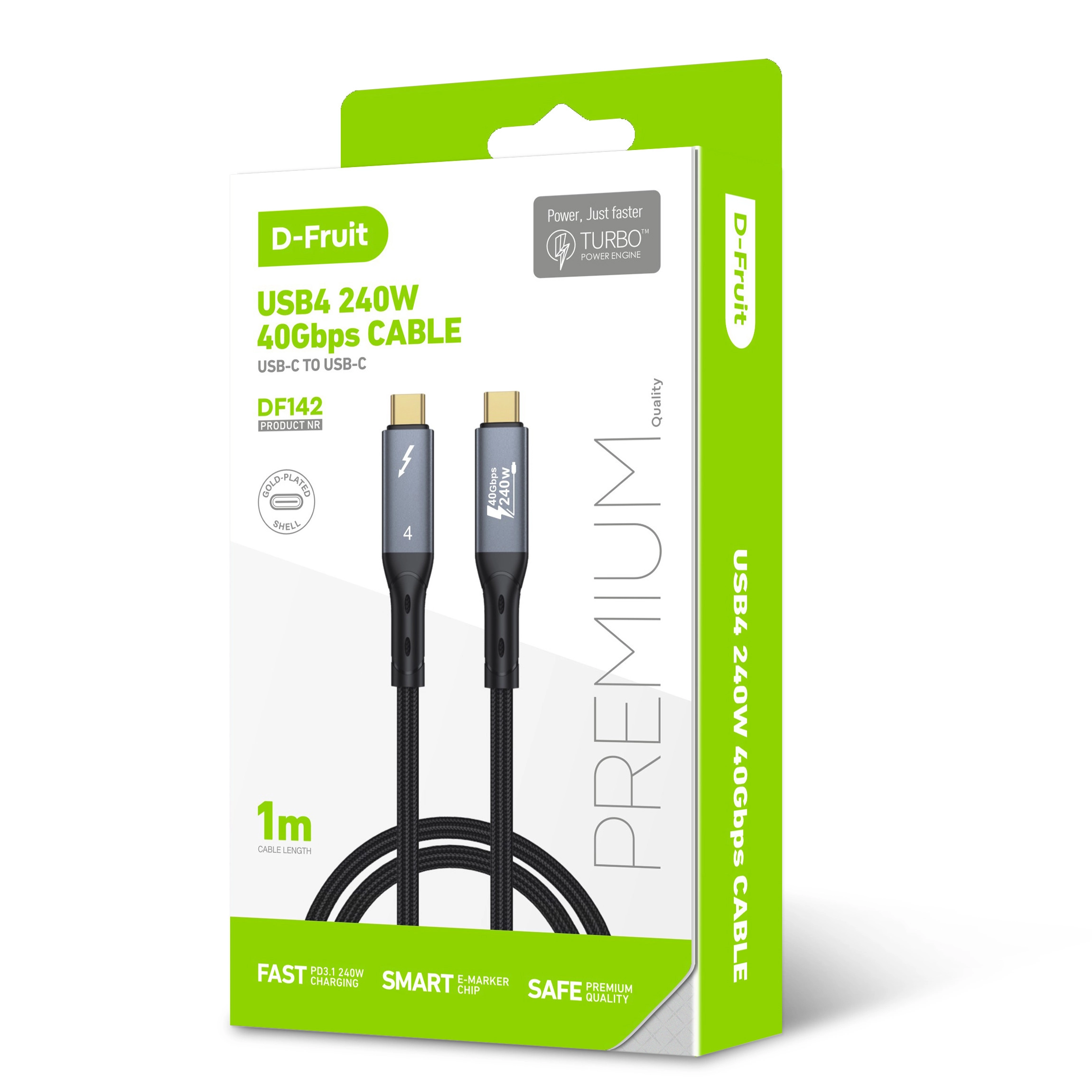 D-Fruit cable USB 4.0 240W