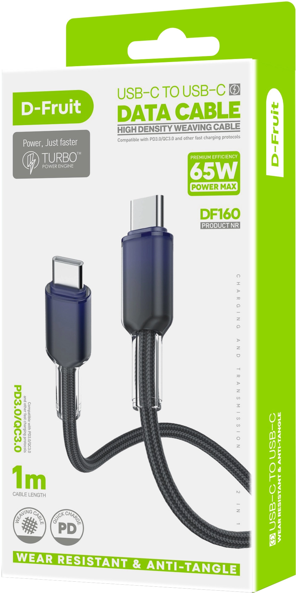 D-Fruit cable USB-C - USB-C DF160