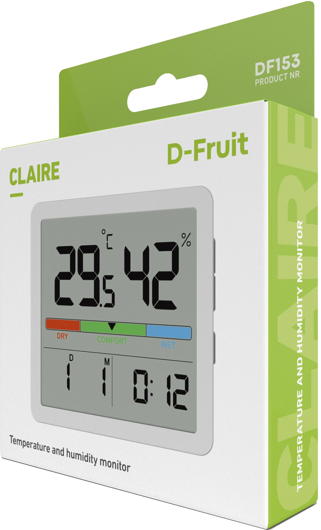 D-Fruit temperature and humidity monitor Clarie