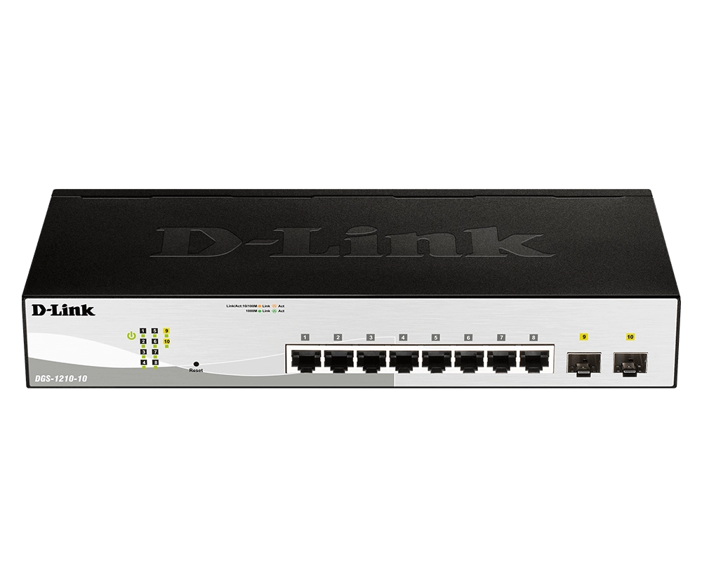 D-Link 10-Port Gigabit Smart Managed Switch