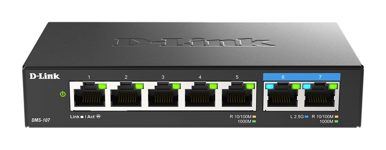 D-Link 7-Port Multi-Gigabit Unmanaged Switch 2301022