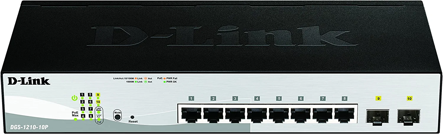 D-Link DGS-1210-10P/E 5209-281 DGS-1210-10P/E NUDLISS10000006 0790069467721