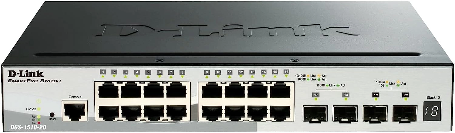 D-Link DGS-1510-20/E network switch Managed L2/L3