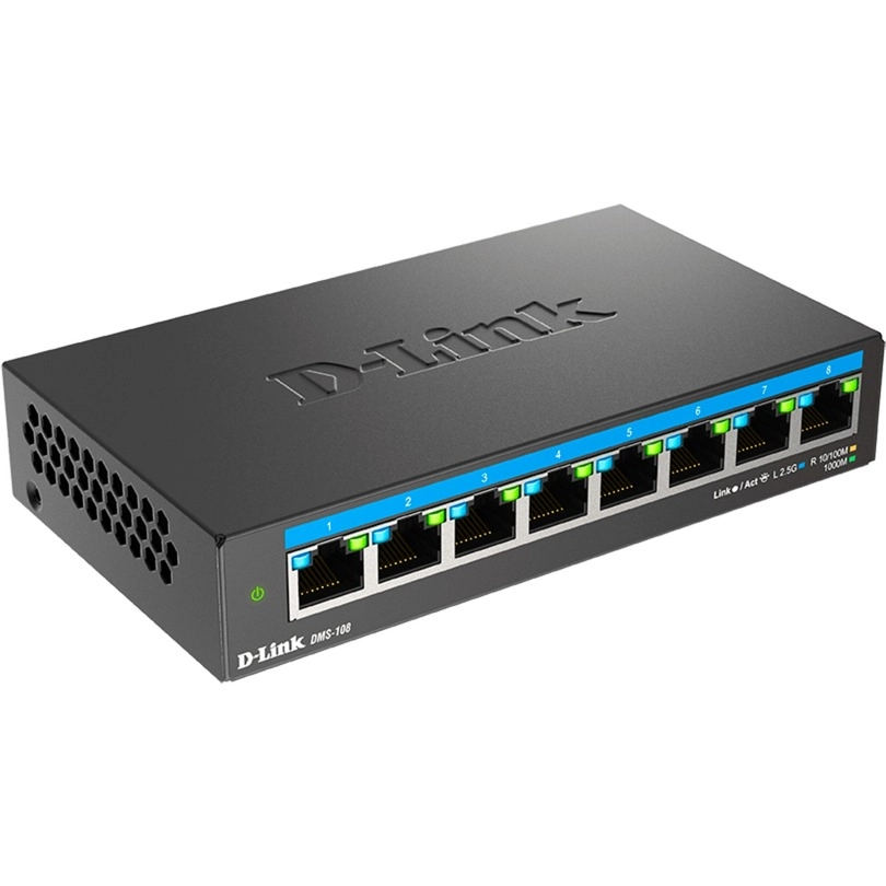 D-Link 8-Port 2.5G Multi-Gigabit Desktop