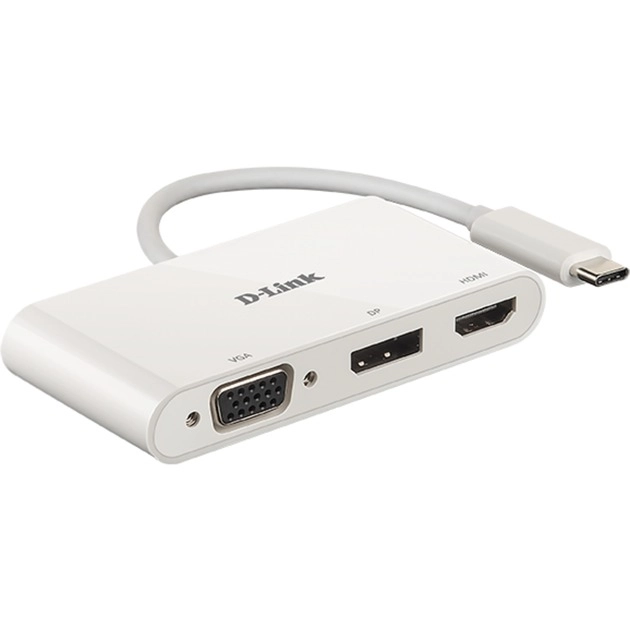 D-Link 3-in-1 USB-C to HDMI/VGA/DisplayPort Adapter