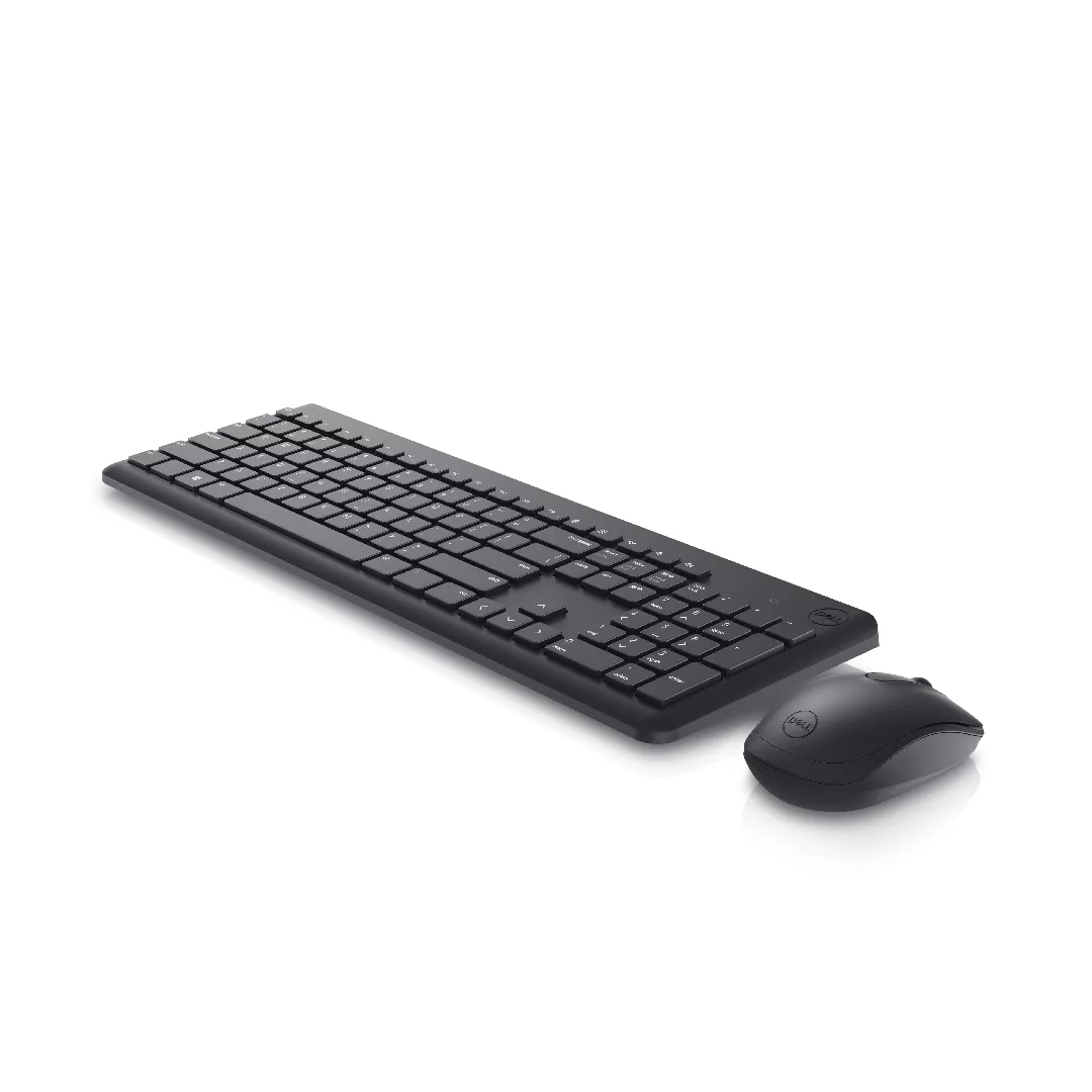 DELL KM3322W tastatūra Pele iekļauta Birojs RF Bezvadu Ukraiņu Melns