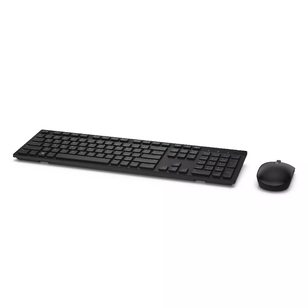 DELL KM636 tastatūra Pele iekļauta Universāls RF Bezvadu QWERTZ Vācu Melns