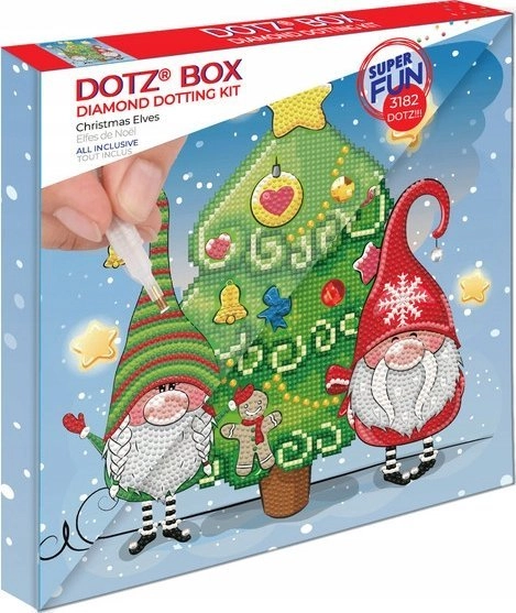 Diamond Dotz Christmas Elves 018-DBX054 4895225924875