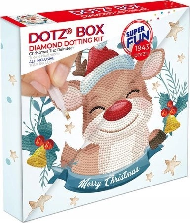 Diamond Dotz ChristmasTrio Reindeer 018-DBX055 4895225924837