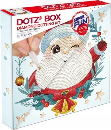 Diamond Dotz ChristmasTrio Santa ( 018-DBX056