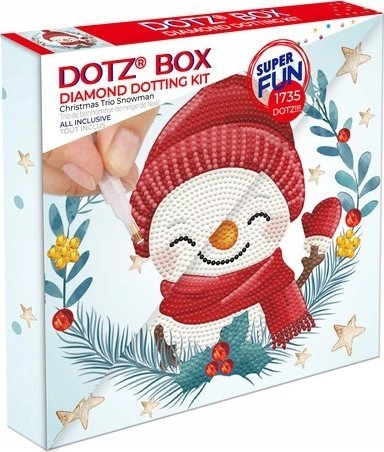 Diamond Dotz ChristmasTrio Snowman 018-DBX057 4895225924851