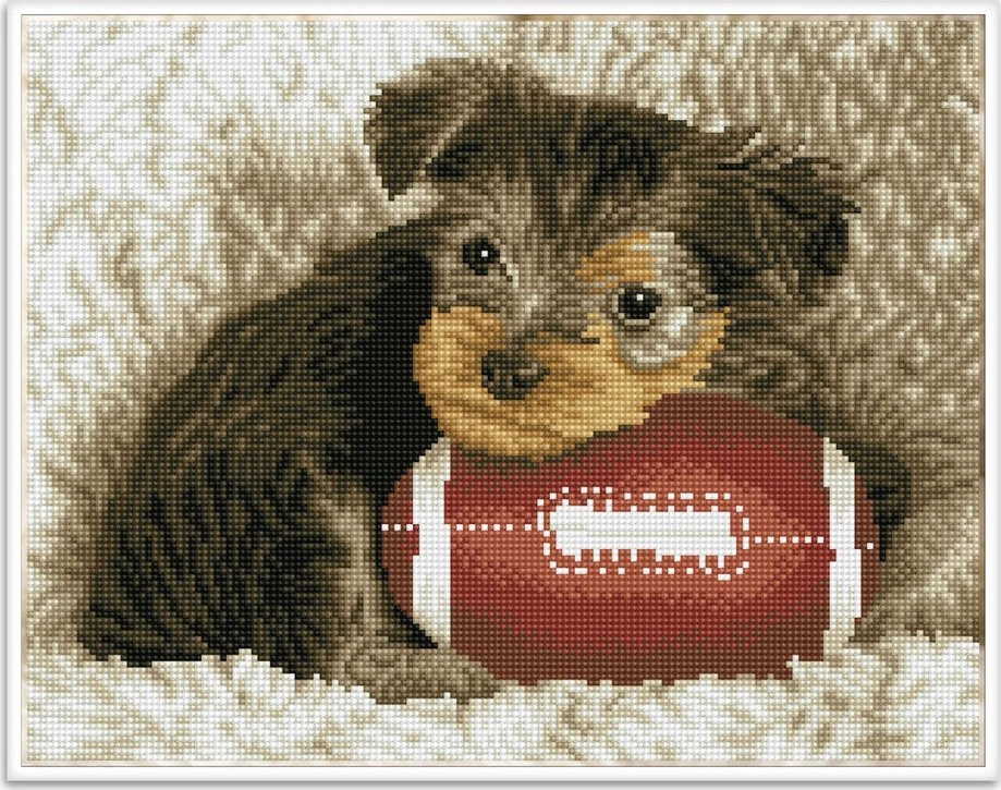 Diamond Dotz Footy Pup 018-DQ8017 4895225917730