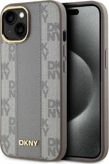 Dėklas Apple iPhone 14 DKNY odinis