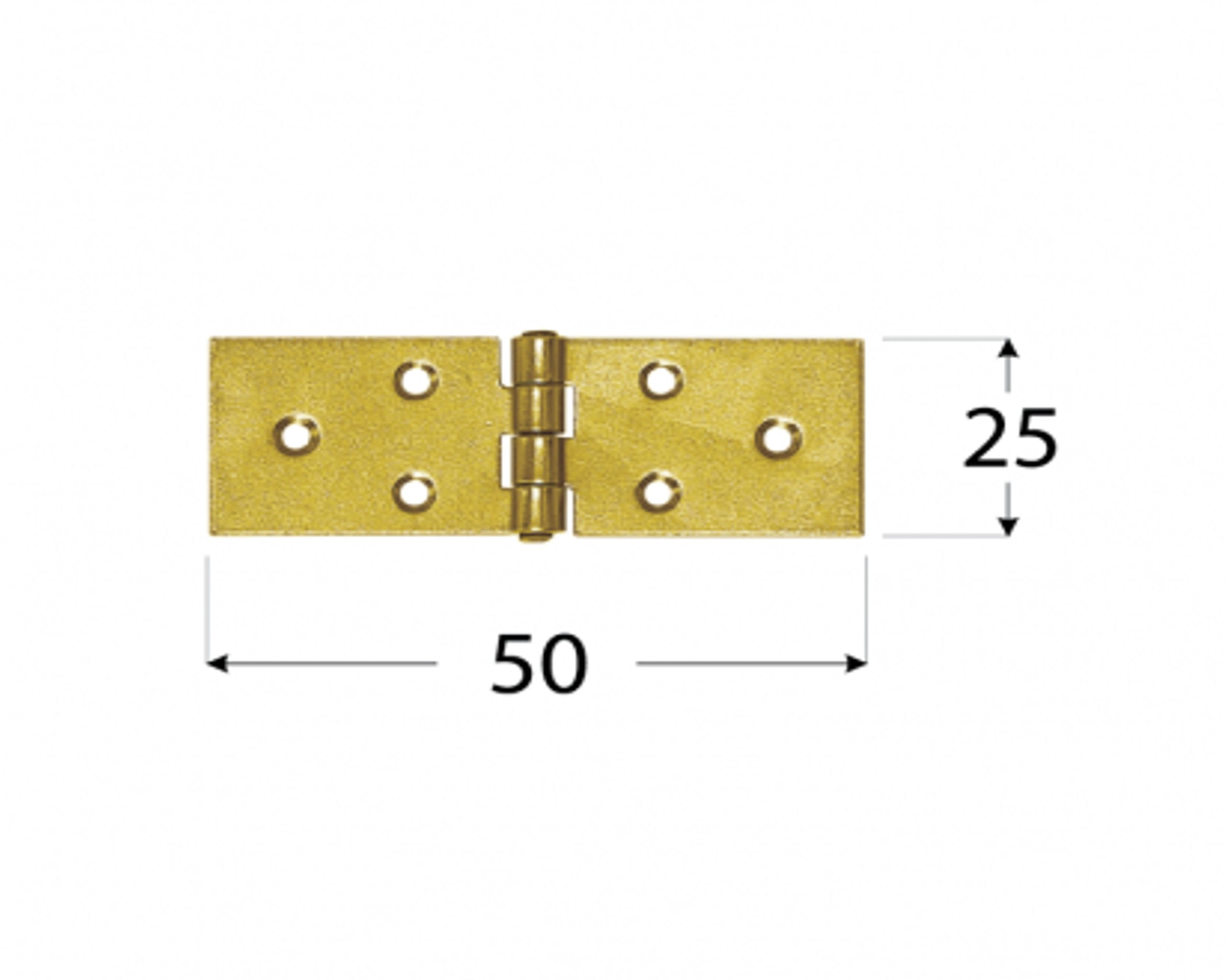 HINGE BUTT Z 50. 50X25X1.5
