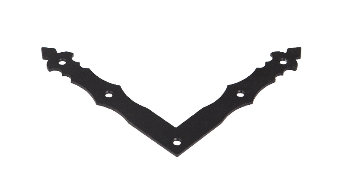 Dekoratīvais stūris NAD 150x150 mm tērauda