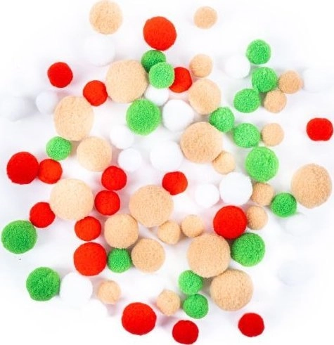 Plush pompoms 80 pcs 13946795 5903925007091