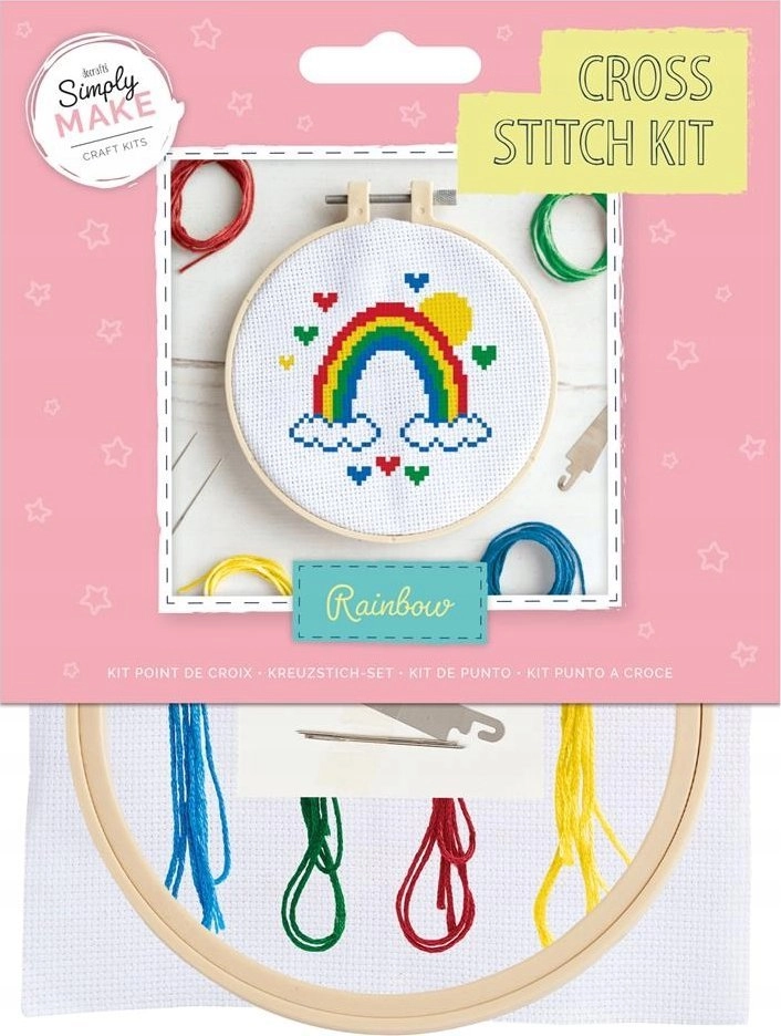 Rainbow cross stitch kit 13999189 5050870036949