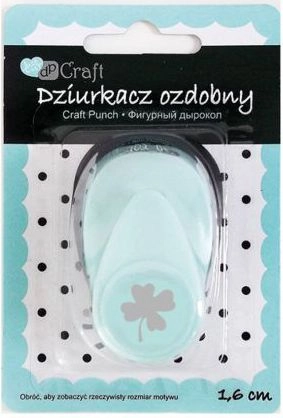 Decorative hole punch clover 1.6cm