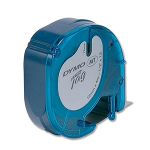 DYMO 12mm LetraTAG Plastic tape marķēšanas